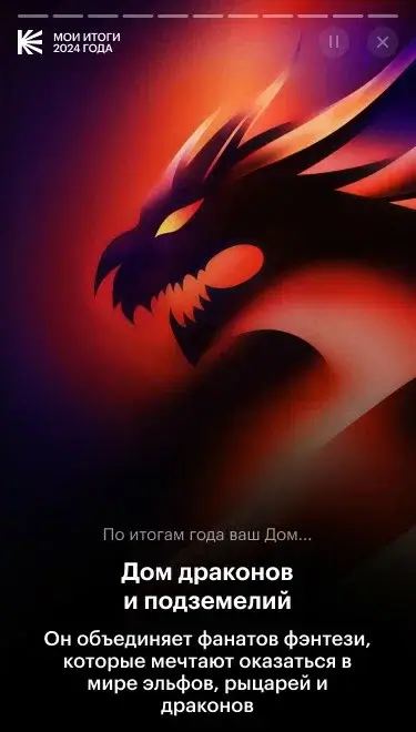 Кинопоиск выпустил персональные итоги года 8 dom drakonov i podzemelij