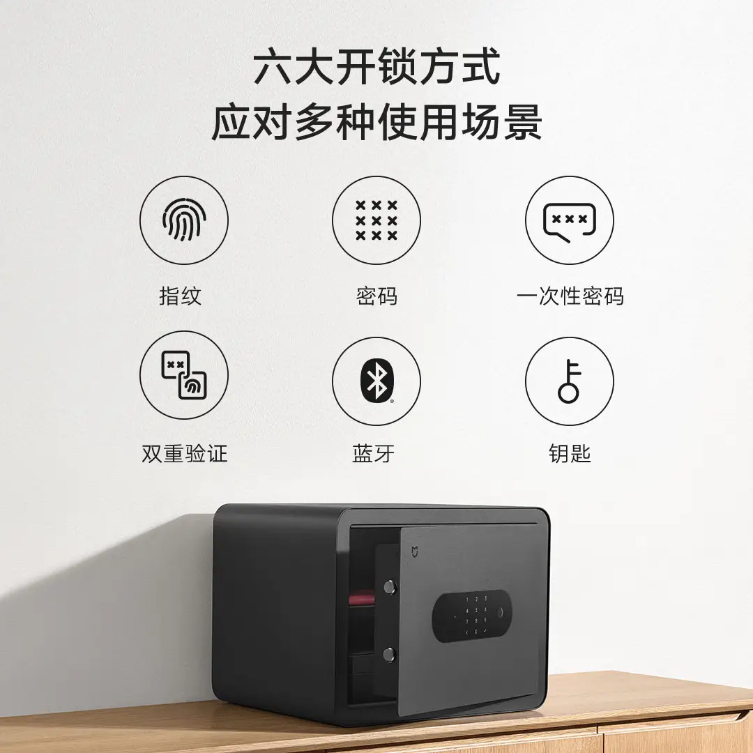 Представлен Xiaomi Mijia Smart Safe 30cm: компактный и интеллектуальный сейф для дома 5 Xiaomi