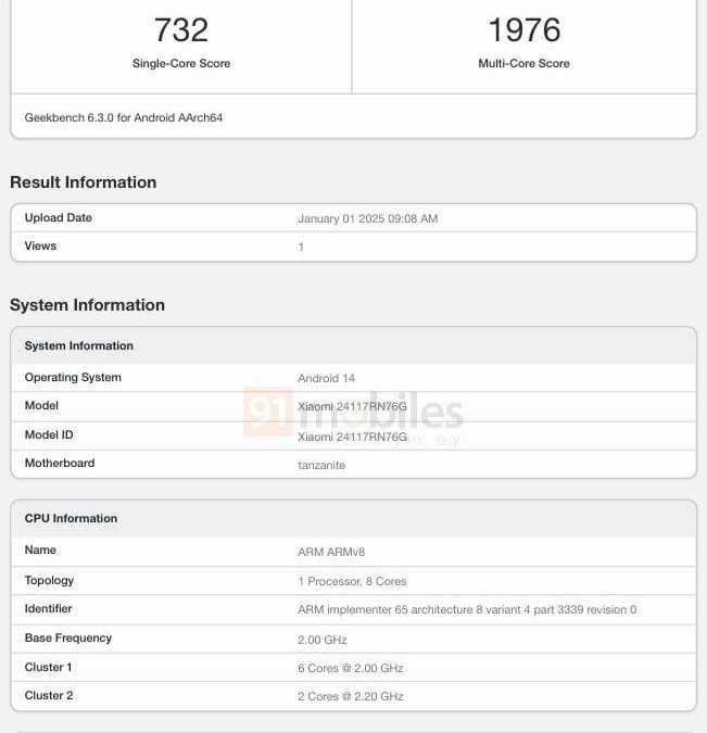 Redmi Note 14 4G