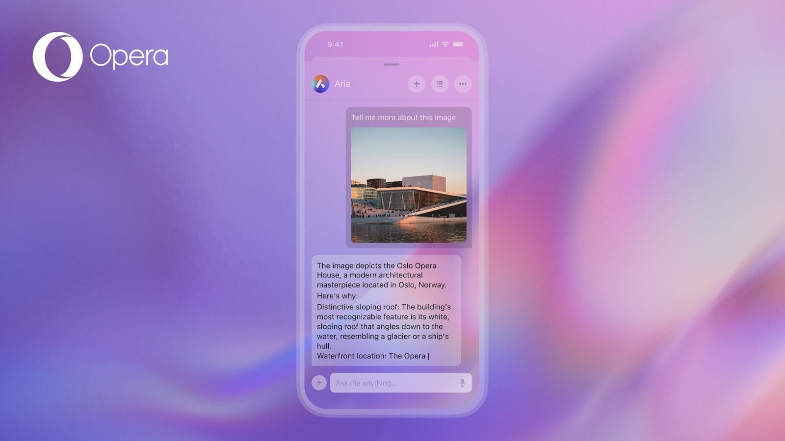 Opera упрощает доступ к AI-ассистенту Aria и добавляет новые функции 3 Opera