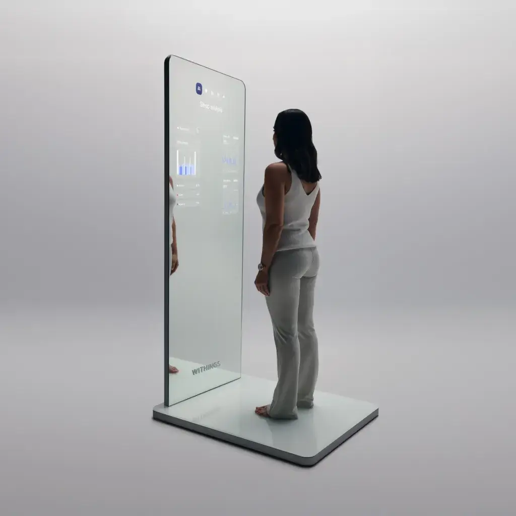 CES 2025: Withings представила концепт умного зеркала 5 omnia in use