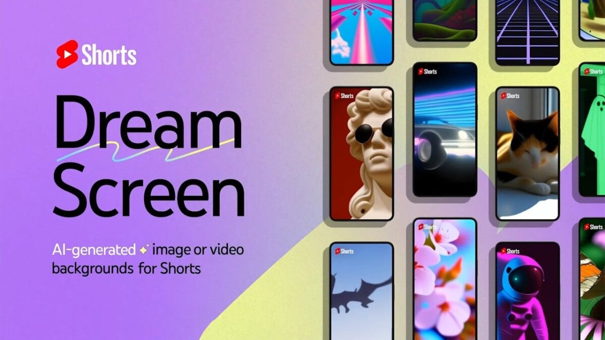 YouTube Dream Screen теперь позволяет генерировать видео с помощью ИИ Veo 2 3 YouTube Dream Screen
