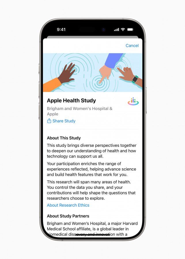 Apple запустила новое исследование влияния технологий на здоровье 8 2