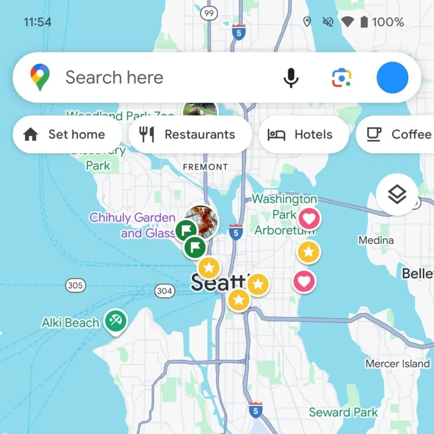 Google Maps тестирует новый способ отображения сохранённых локаций 4 Google Maps
