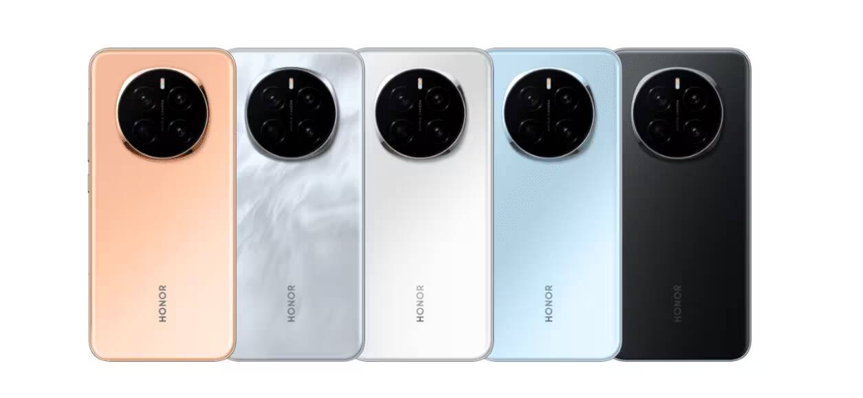 Фаршированный смартфон Honor Magic 7 Pro с круглыми камерными модулями на задней панели