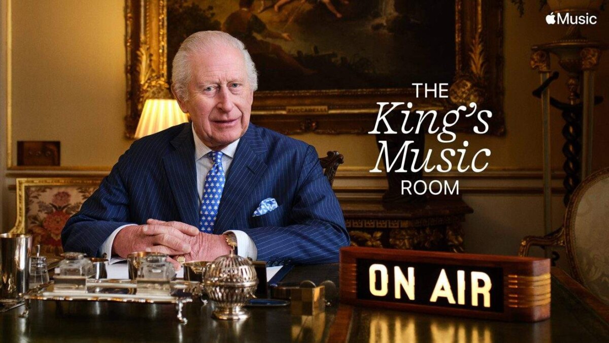 Король Великобритании Чарльз III стал диджеем на Apple Music 1 в шоу «The King’s Music Room» 1 62881 130515 apple music radio the kings music room key art xl