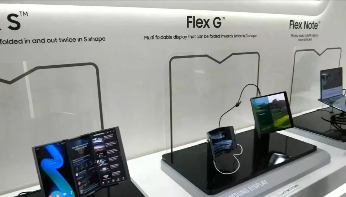 all of samsungs foldable concept devices showcased at mwc 2025
