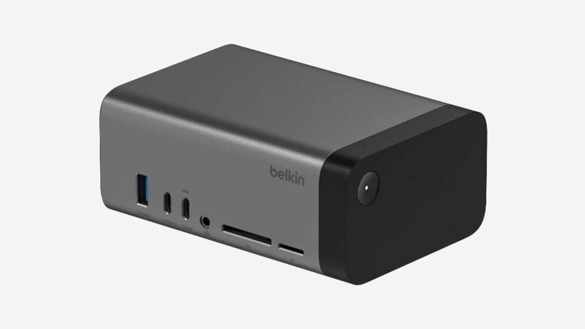 MWC 2025. Belkin представила новые аксессуары: GaN-док-станция, повербанки, зарядные станции и наушники 15 belkin dock 1