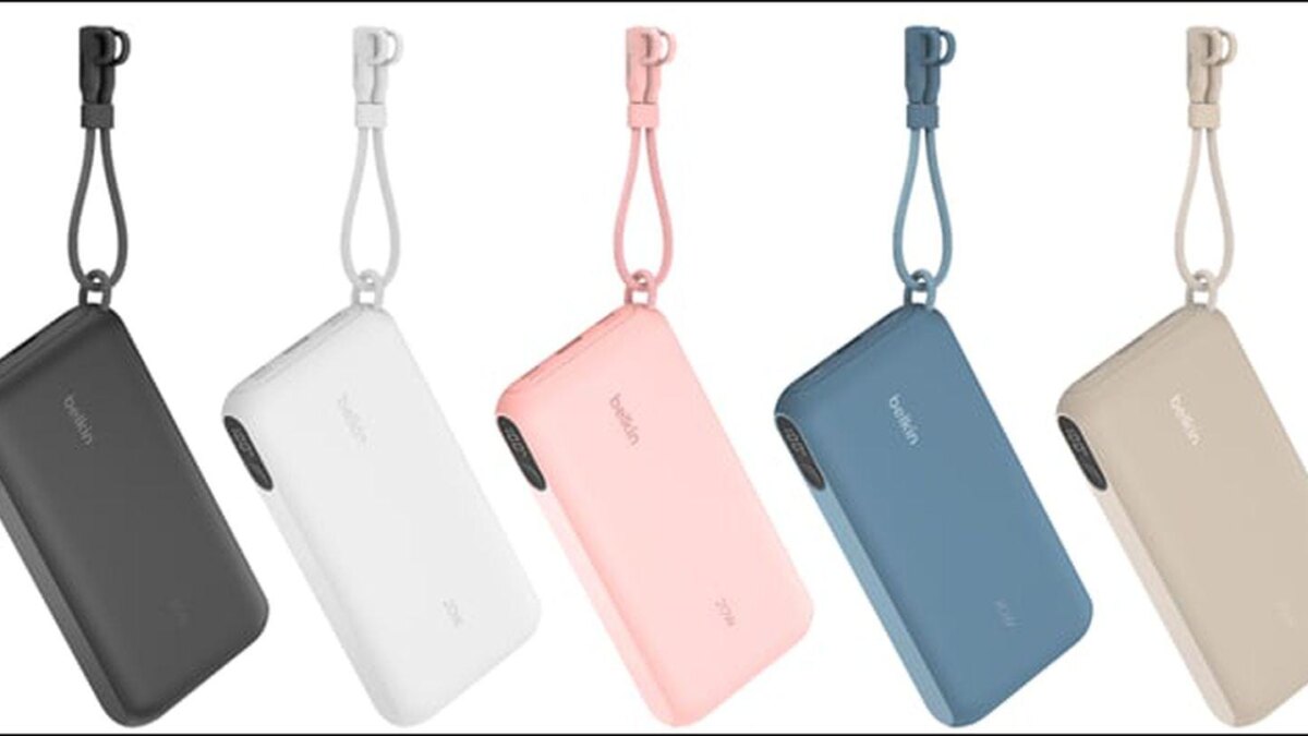 MWC 2025. Belkin представила новые аксессуары: GaN-док-станция, повербанки, зарядные станции и наушники 17 belkin power banks 1