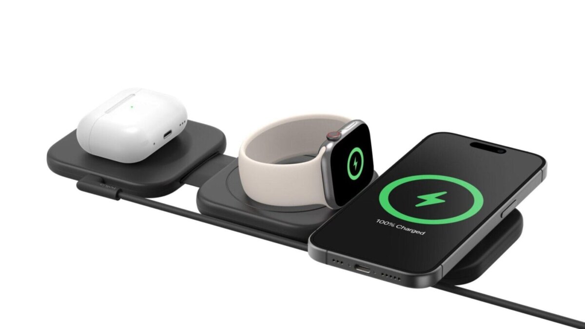 MWC 2025. Belkin представила новые аксессуары: GaN-док-станция, повербанки, зарядные станции и наушники 20 belkin wiz024ttbk boostchargepro3in1travelpad webgallery shot2 v01 us
