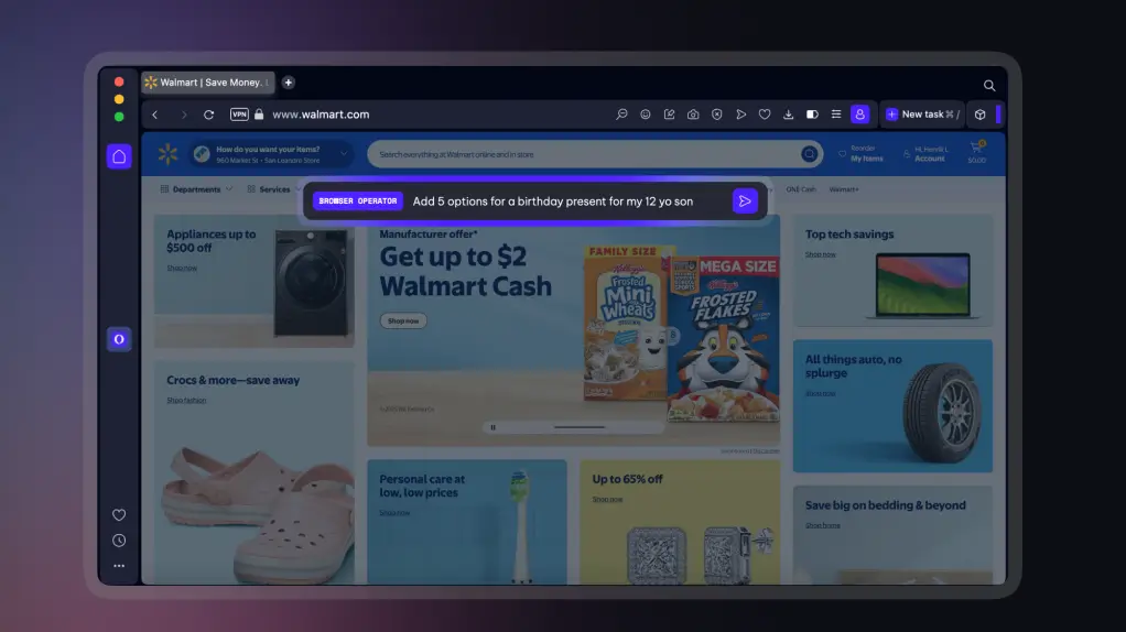 Opera представила AI-агента Browser Operator 3 Opera Browser Operator
