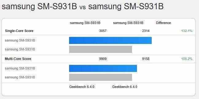 galaxy s25 comparison running different operating system updates