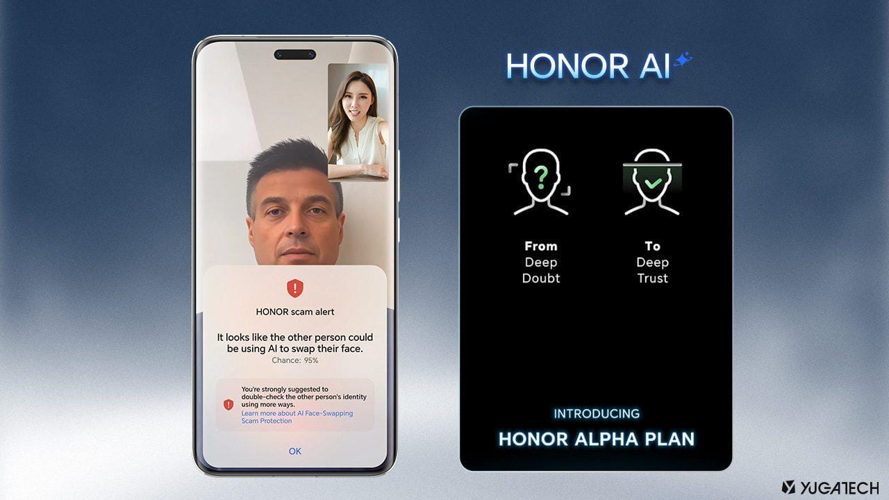 MWC 2025: Honor представил AI-агента, мгновенный обмен файлами между iOS и Android и детектор дипфейков 7 honor ai deepfake detection fi