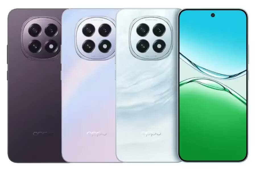 Официальные фотографии смартфона Oppo A5 с четырьмя задними камерами и AMOLED-экраном