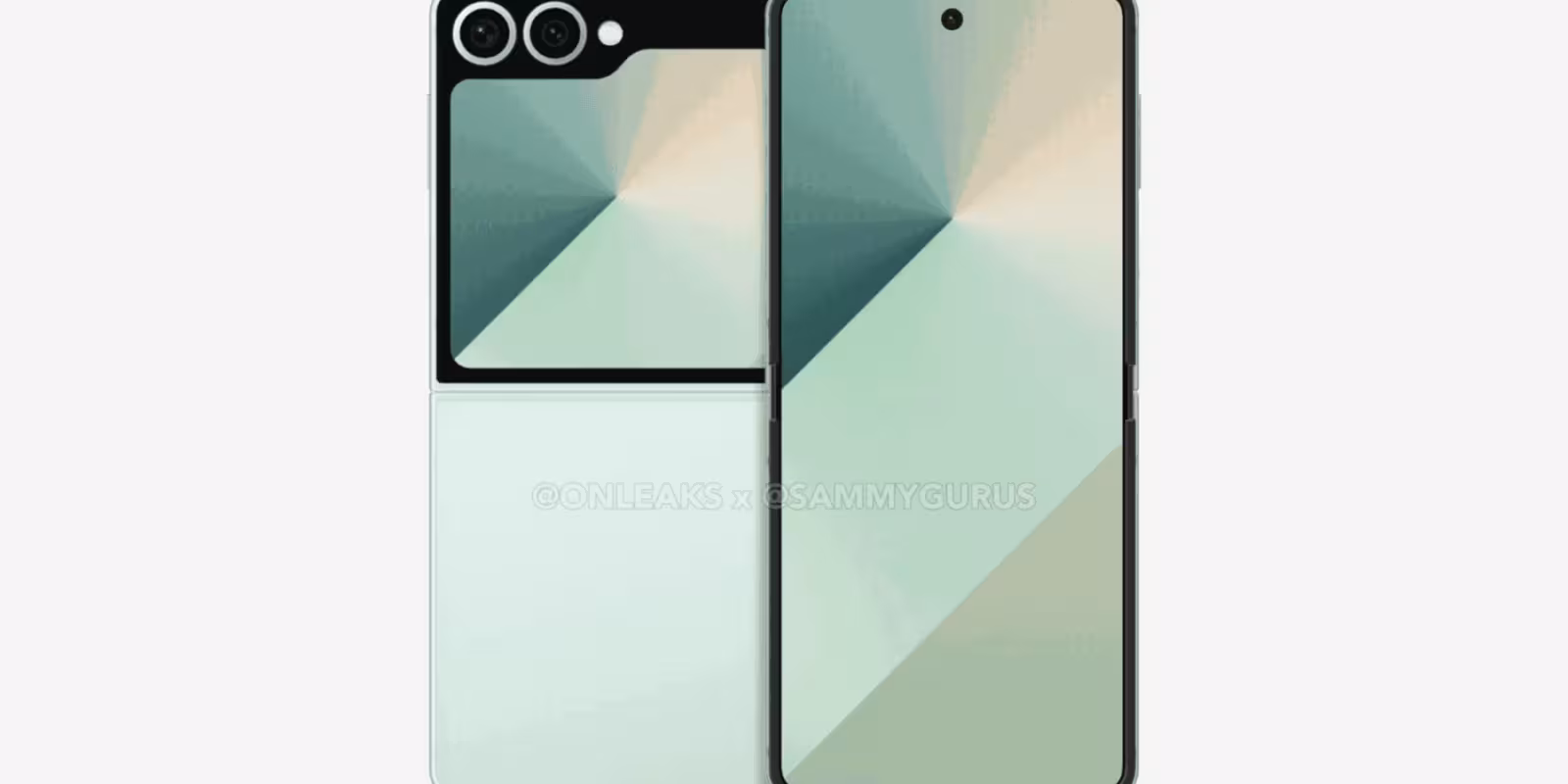 samsung galaxy z flip 7 fe leak render 3