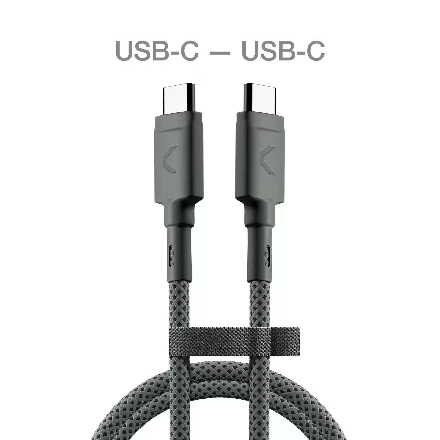 USB-C кабели для Samsung Galaxy S25, два кабеля на фоне текста
