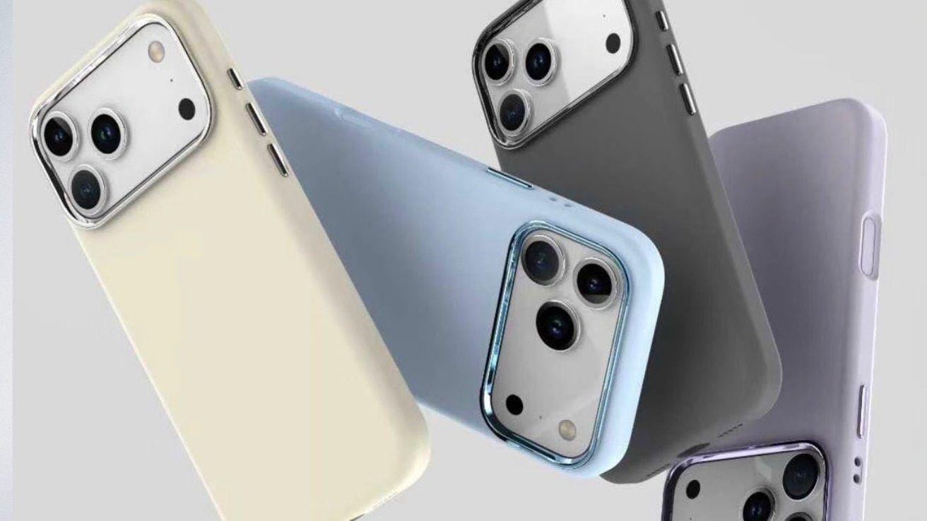 В сеть утекли снимки чехлов для iPhone 17 Pro с изменённой камерой 2 63365 131675 case colors