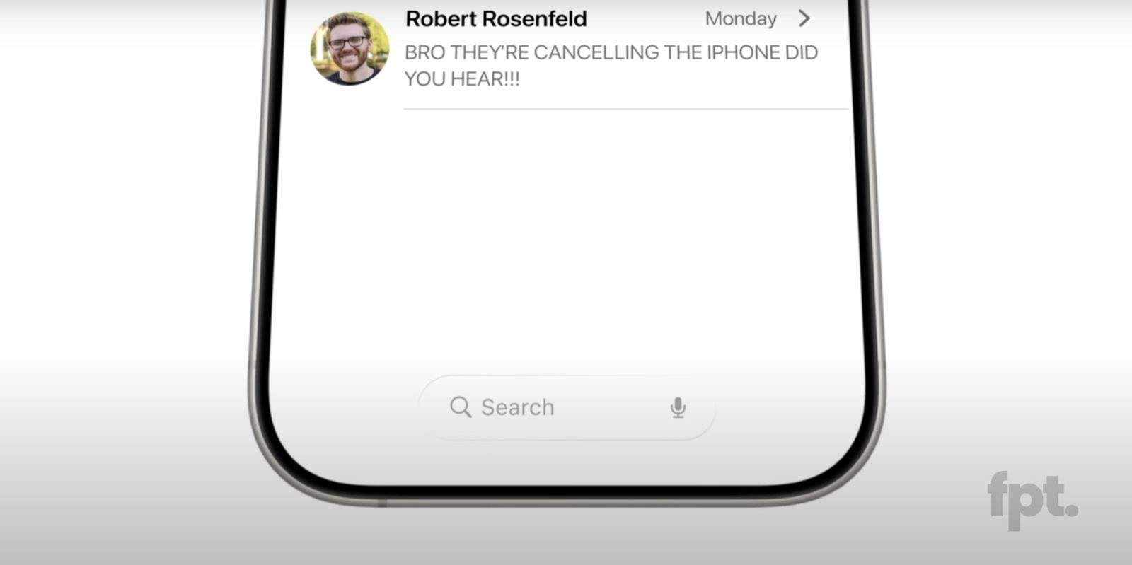 Редизайн iOS 19 утёк в сеть: стекло, анимации и круглая графика 10 alleged ios 19 messages search front page tech
