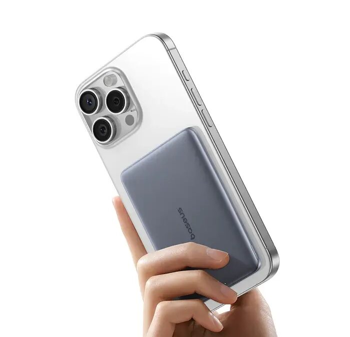 baseus picogo ultra slim qi2 magnetic power bank 5000mah