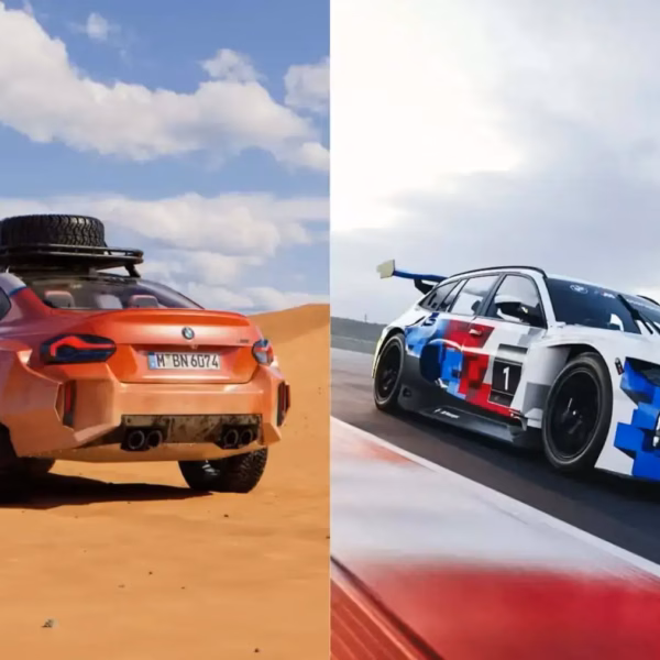bmw m2 dakar and m3 touring gt3 evo