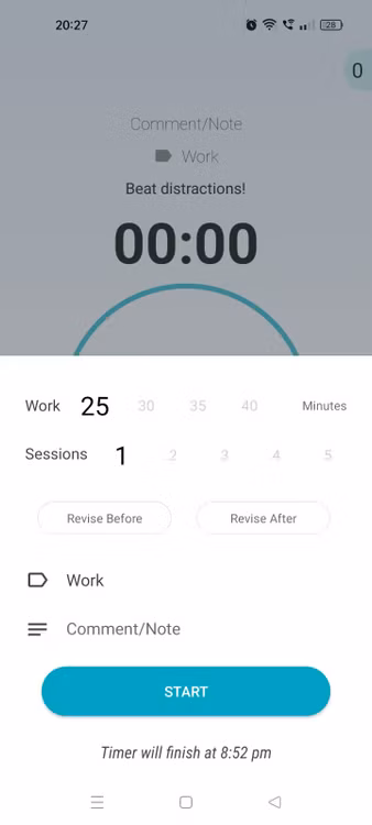 Работай по таймеру: 8 лучших приложений Pomodoro на Android 45 engross 2