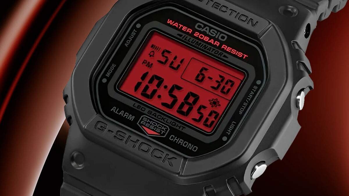 G-SHOCK представила новую модель DW-5600BBR-1