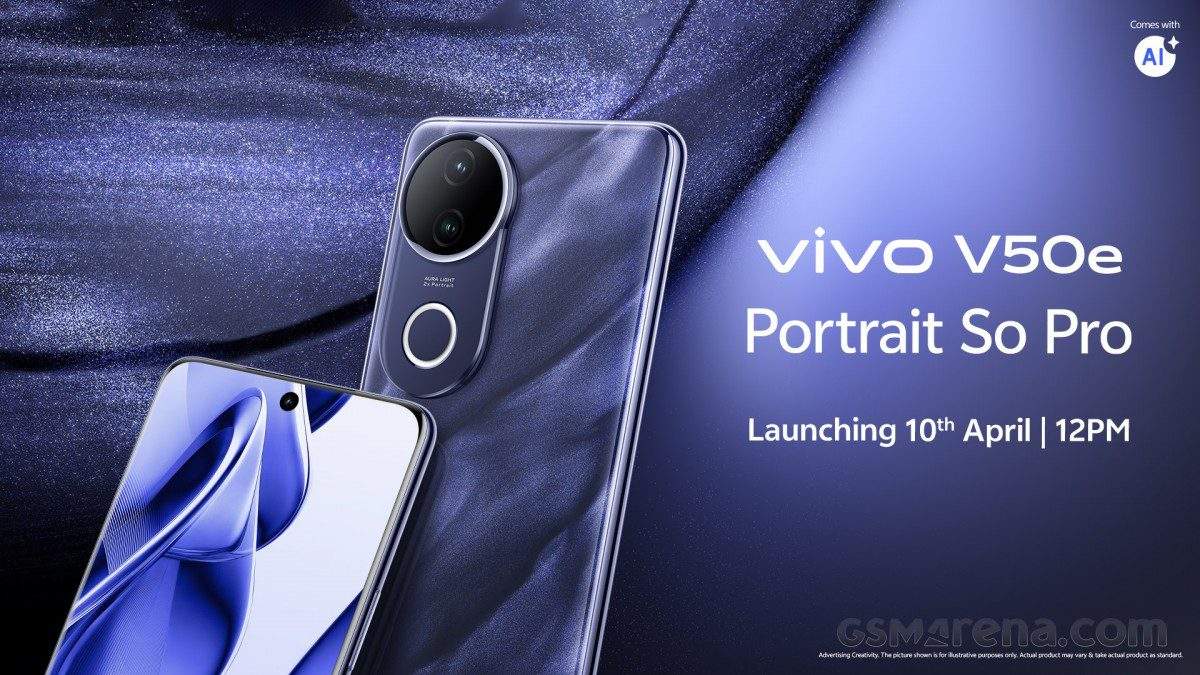 Vivo V50e дебютирует 10 апреля: раскрыты ключевые характеристики 3 gsmarena 001 3