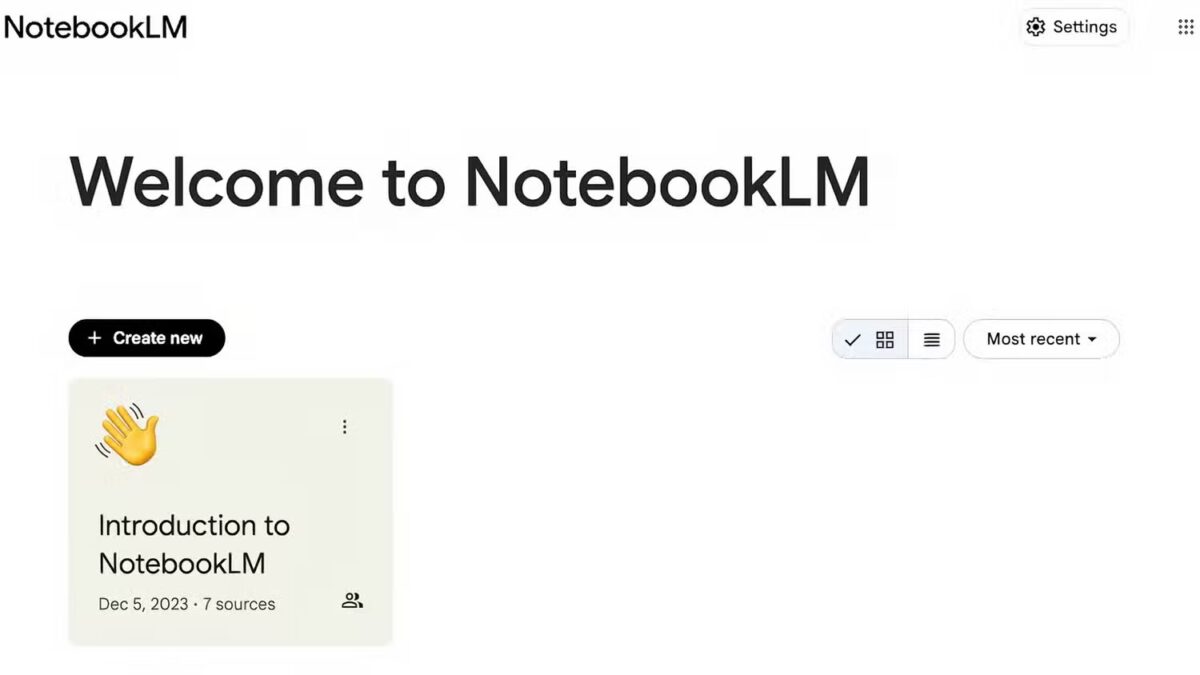 ИИ-сервис Google NotebookLM получит мобильное приложение 4 notebook lm welcome page
