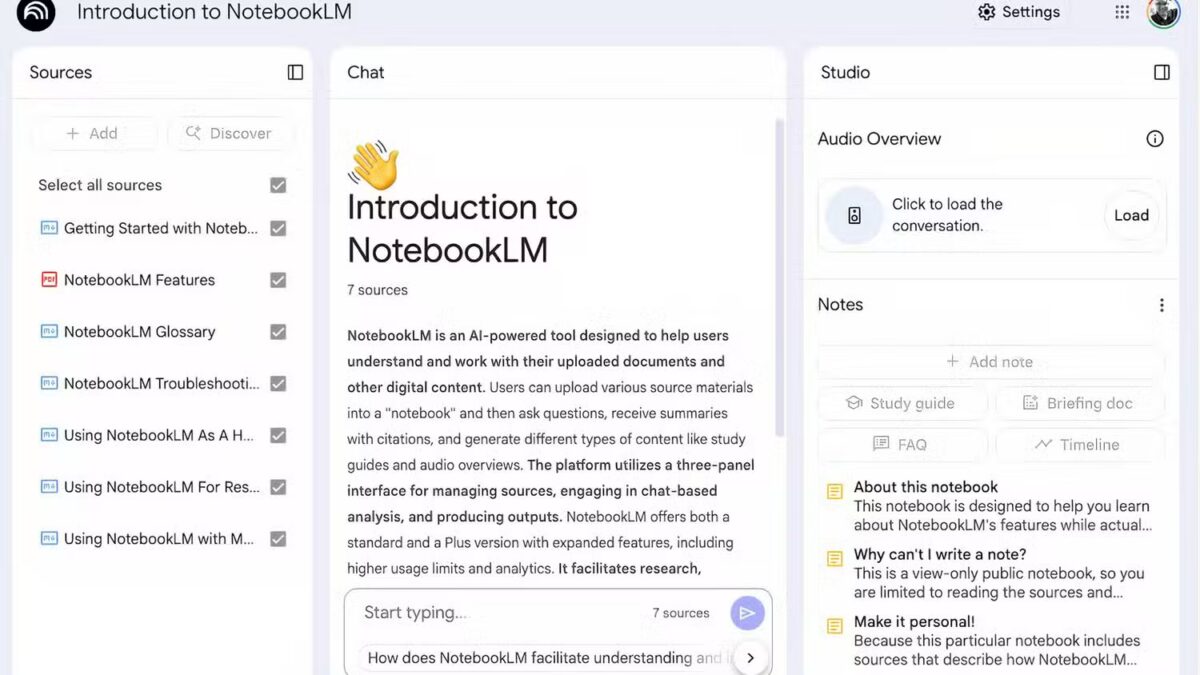 ИИ-сервис Google NotebookLM получит мобильное приложение 5 notebooklm getting started