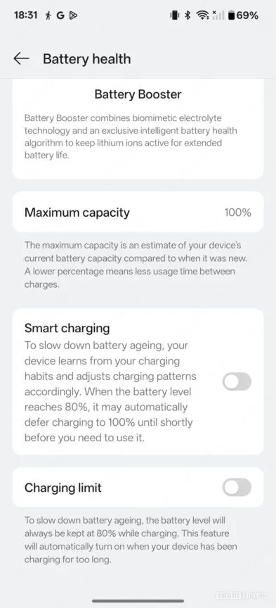OnePlus 13 первым получил Android 16 Beta 2 с гибкой настройкой зарядки 5 oneplus 13 oxygen os 15 android 16 battery charging limit 2 393w 864h.jpg