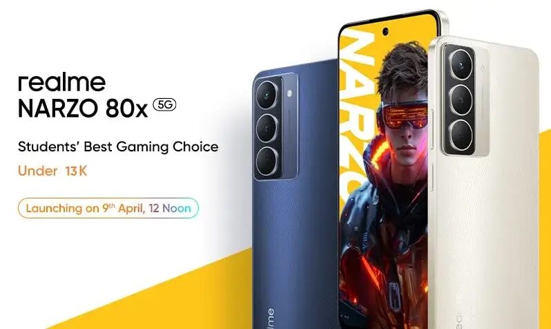 Realme готовит запуск Narzo 80 Pro и Narzo 80x с новыми чипами Dimensity 5 realme narzo 80x india launch date