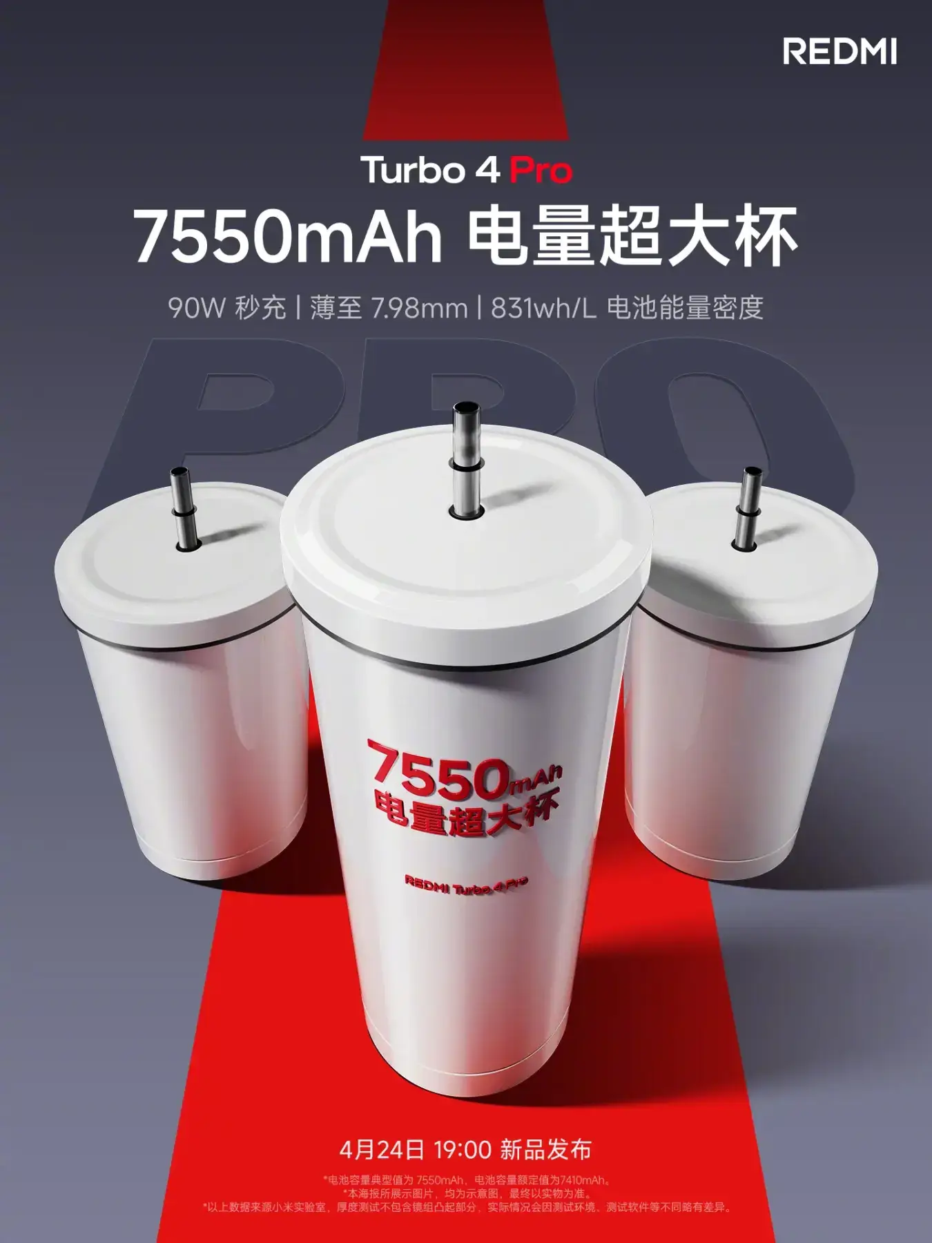 Redmi Turbo 4 Pro получит самую большую батарею среди смартфонов Xiaomi 7 redmi turbo 4 pro battery