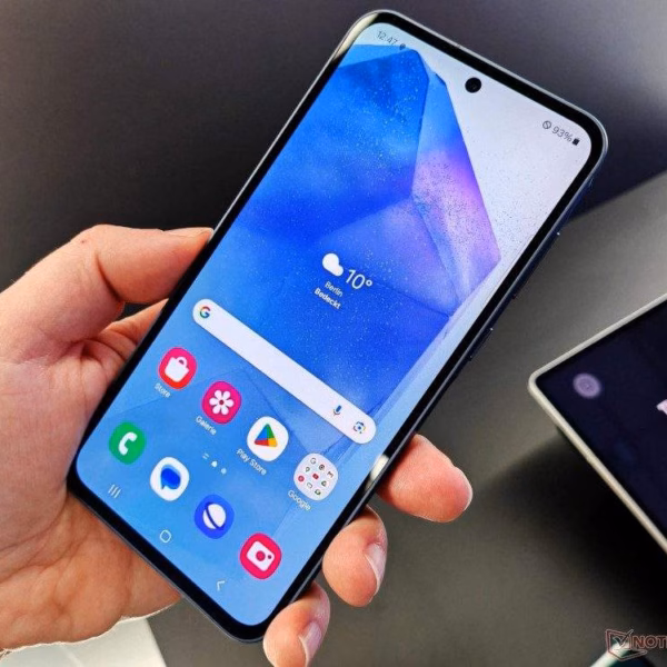 samsung galaxy a55 teaser image edit contrasty