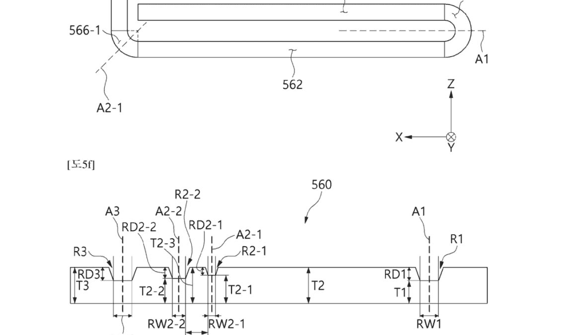 Samsung разрабатывает смартфон с четырьмя сгибающимися экранами 4 samsung quad foldable phone patent 05 1920x2717 1
