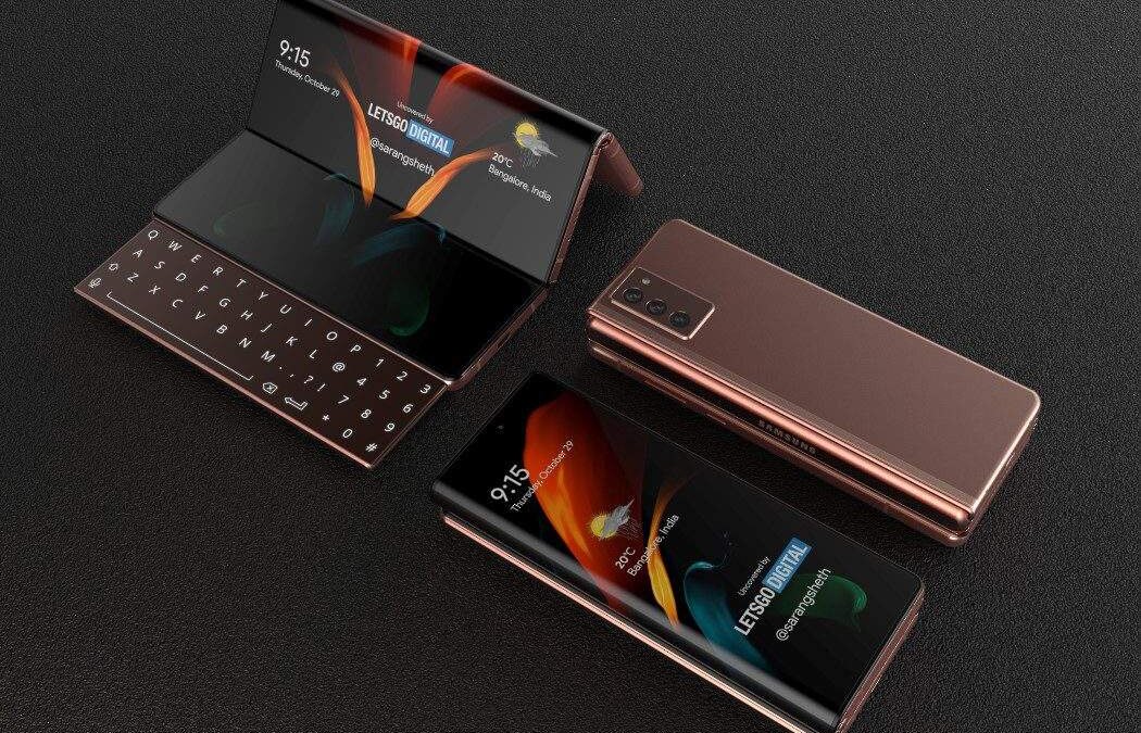 Samsung разрабатывает смартфон с четырьмя сгибающимися экранами 3 samsung galaxyfold3 concept 1