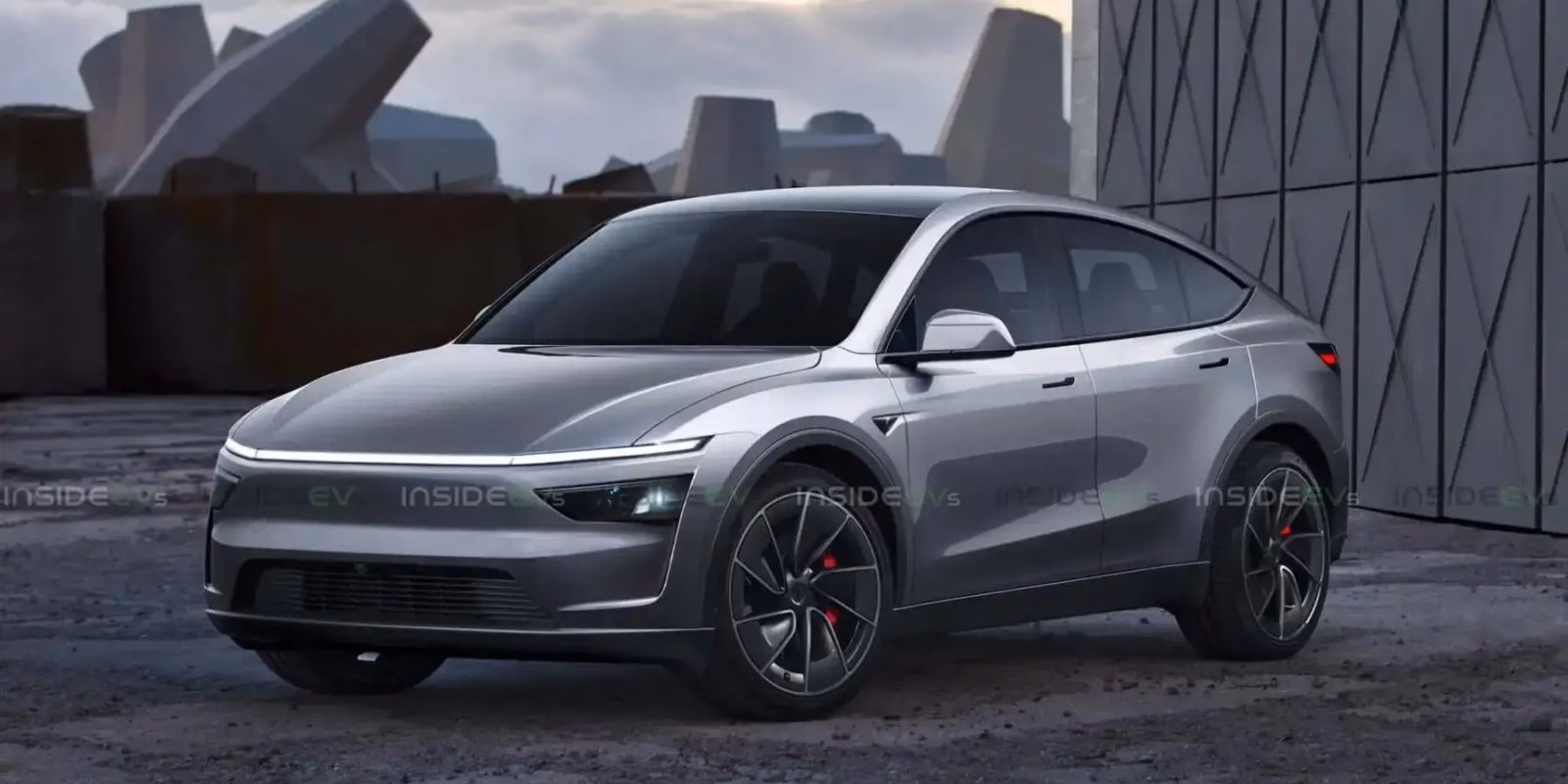 tesla model a render 4