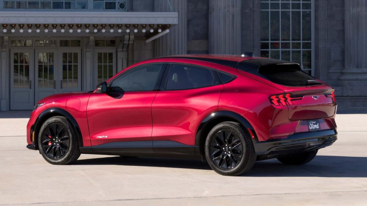 2025 ford mustang mach e with sport appearance package 2