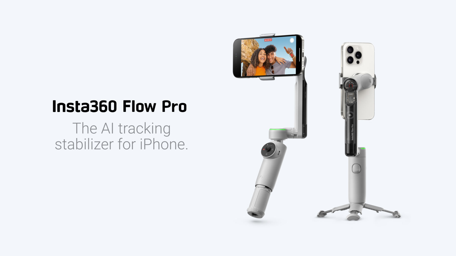 Insta360 Flow Pro — первый AI-стабилизатор с Apple DockKit для iPhone 5 en