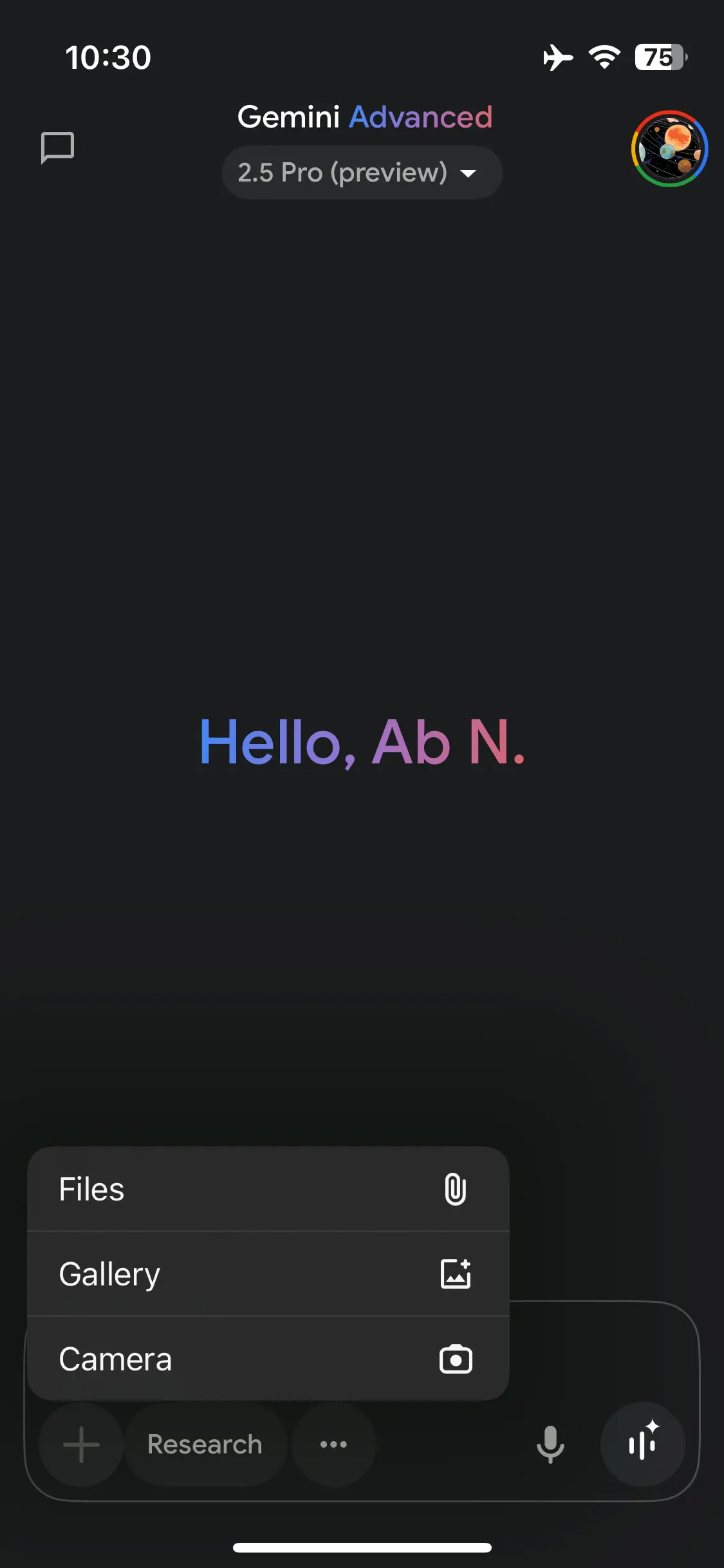 В приложении Gemini обновили строку запроса на Android и iOS 9 gemini prompt bar redesign ios 2.jpg