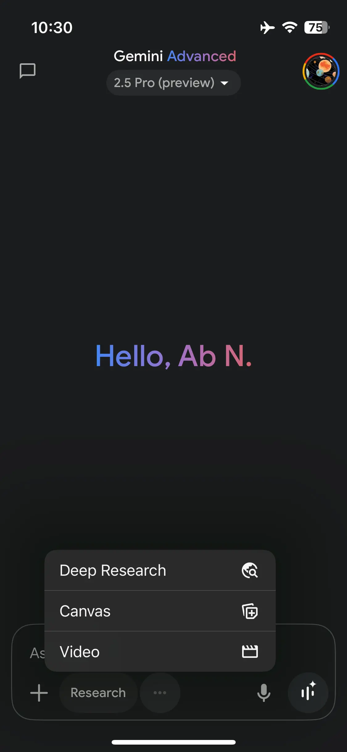 В приложении Gemini обновили строку запроса на Android и iOS 8 gemini prompt bar redesign ios 3.jpg