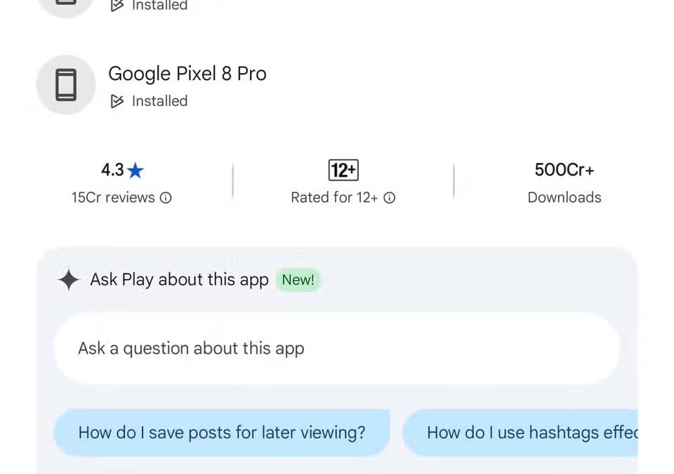 instagram google play ask app