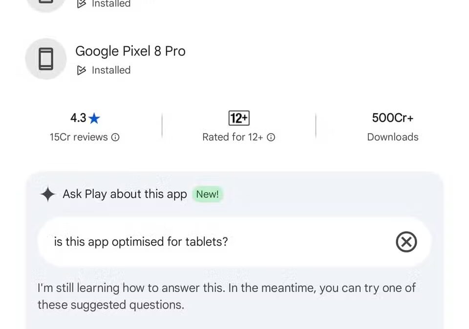 instagram google play ask app question