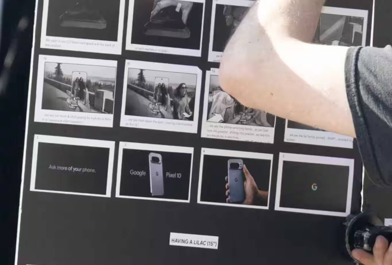В сеть утекли изображения Google Pixel 10 Pro 2 Печать информационного материала о Google Pixel 10 Pro на черной подложке