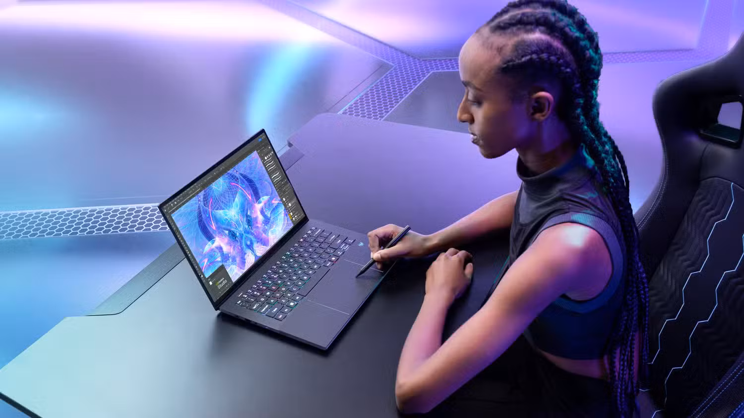 Acer представила множество новинок для геймеров, креаторов и фанатов ИИ на Computex 2025 7 predator triton 14 ai pt14 52t lifestyle 2