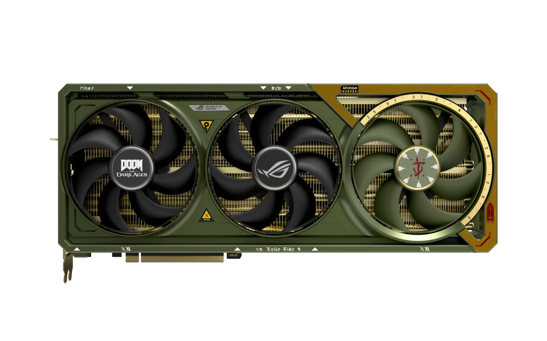 ASUS и Bethesda выпустили лимитированную видеокарту ROG Astral RTX 5080 DOOM Edition 3 rog x doom 5080 20250426 542 front custom 1920x1200 1