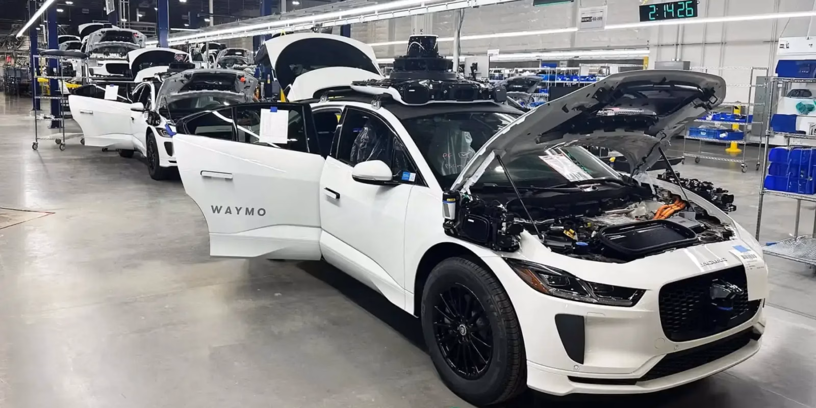 waymo jaguar i pace assembly