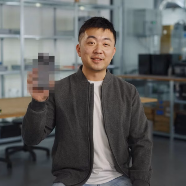 carl pei showing pixeleted nothing phone 3