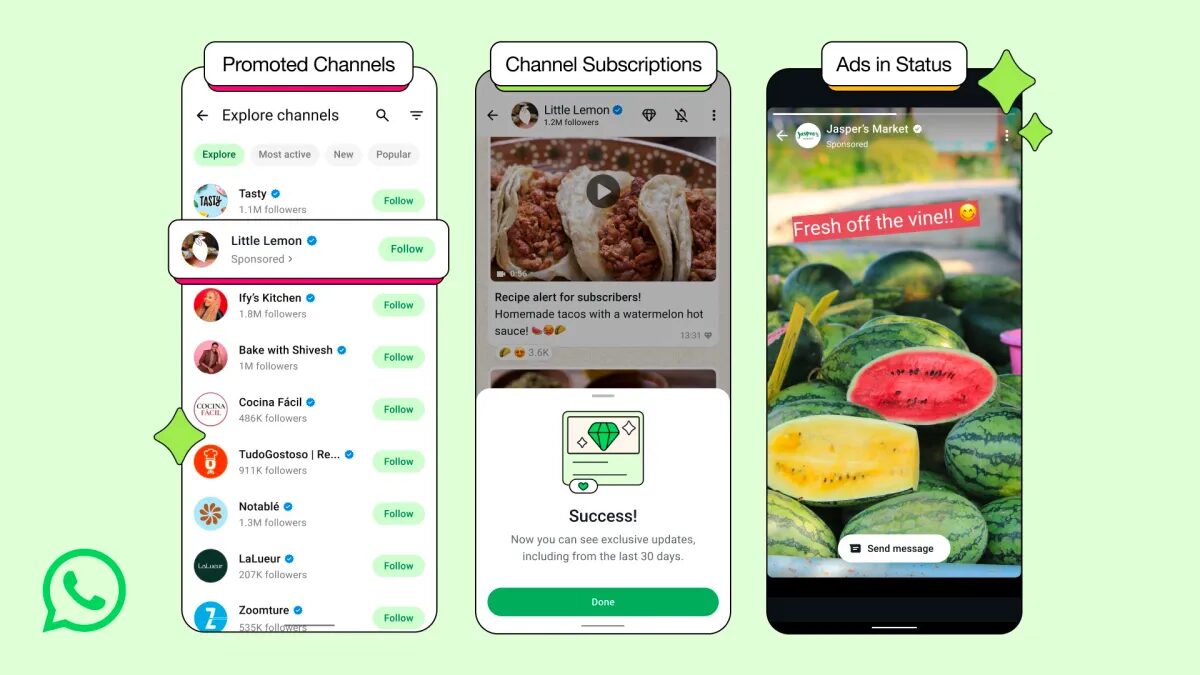 WhatsApp добавляет рекламу на экран статуса 3 english helping you find more channels and businesses on whatsapp 1.en us