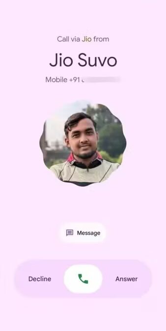 Google обновила интерфейс приложения Phone с Material 3 Expressive 8 google phone horizontal swipe incoming call