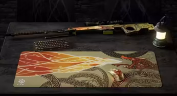 SteelSeries представил мышь и коврик с легендарным скином из CS2 — Dragon Lore